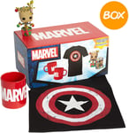 Wootbox - Boîte Cadeau - Mixte - Marvel - T-Shirt Iron Man - Figurine Funko Pop Groot
