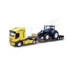 FR- NEW RAY 1/24 New Holland T7070 with 1/32 Iveco Stralis B/O Sound Effects - 0