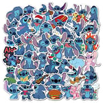 Stitch Vinyl Matt Finish Stickers Decals Water Resistant for Laptops Phones Phone Case Consoles Walls Luggage Case Books (50 Stickers)