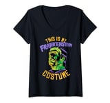 Universal Monsters This Is My Frankenstein Costume T-Shirt avec Col en V