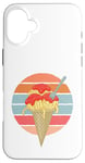 Coque pour iPhone 16 Plus Spaghetti glaces cornet marinara fourchette nourriture