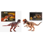 Mattel Jurassic World Hammond Collection Fallen Kingdom Carnotaurus Dinosaur Action Figure & Jurassic World Jurassic Park Hammond Collection Dinosaur Figure Metriacanthosaurus