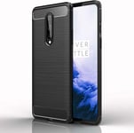 For Oneplus 8, (6.55") Slim Premium Carbon Fibre Shockproof Gel Phone Case Cover