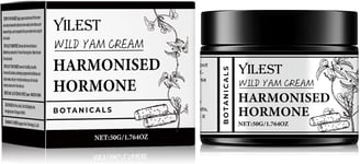 Wild Yam Root Cream, Organic Balancing Cream for Menstrual & Menopause Relief,