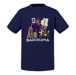 T-Shirt Enfant Barcelona Collage Ville Carte Postale Fc Barcelone