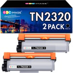 Gpc Image Tn2320 Tn-2320 Cartouche De Toner Remplacement Pour Brother Tn2310 Tn-2310 Pour Dcp-L2520Dw Mfc-L2720Dw Mfc-L2700Dw Mfc-L2700Dn Dcp-L2560Dw Dcp-L2500D L2740Dw (Noir, 2-Pack)[Q139]