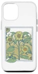 Coque pour iPhone 15 Pro Cadre tournesol Natural World