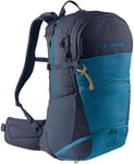 VAUDE Hiking Backpack Wizard in blue 30+4L, Water-Resistant Backpack for Women & Men, Comfortable Trekking Backpack with Well-Designed Carrying System & Practical Compartmentalization