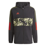 adidas Sportswear Jacket Men's (Size S) Camo Logo Graphic Zip Jacket