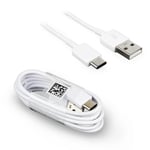 CHARGEUR CABLE CORDON D'ALIMENTATION PRISE USB TYPE-C OriginAL BLANC Samsung Galaxy A3 A5 A7 2017