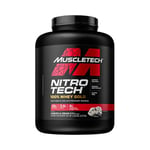 MuscleTech NitroTech 100% Whey Gold Protein Powder, Build Muscle Mass, Whey Isolate Protein Powder & Peptides, Protein Shake For Men & Women, 5.5g BCAA, 71 Servings, 2.27kg, Cookies & Cream