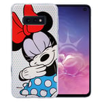 Minnie Mouse #33 Disney-omslag till Samsung Galaxy S10e - Vit