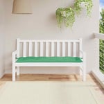 Coussin de banc de jardin vert 150x50x7 cm tissu oxford