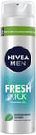 NIVEA MEN Fresh Kick Shaving Gel (200ml), Refreshing 200 ml (Pack of 1) 