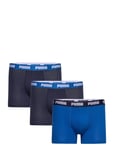 Puma Men Everyday Boxers 3P Boxerkalsonger Blue PUMA