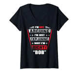 Womens BOB Custom / Personalized Robert Rob Robbie Name Quotation V-Neck T-Shirt