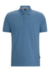 Hugo Boss Black Mens Pallas Polo Shirt Pastel Blue - Size Large