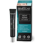 Remescar Night Repair Eye Cream for Dark Circles and Puffy Eyes 20ml - Reduce Appearance of Crow's Feet Dark Circles and Sagging Eyelids Overnight - 400 Applications