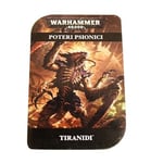 Cartes Jeu WARHAMMER 40K 51-02-02 Pouvoirs Psioniques Tyranid Army Cards Scellé