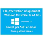 Clé D'activation Licence Original Pour Windows 10 Édition Familiale 32-64 Bits Clé Uniquement Pas De Cd