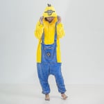 Minions Onesie Unisex Vuxen Kostym Djur Pyjamas Kigurumi Jumpsuit Sovkläder Ozpzx XL