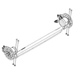 1540105315 Axle Assembly - Double - Thule Chariot Sport