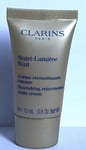 Clarins Nutri-Lumiere Nuit Nourishing Rejuvenating Night Cream 15ml NEW 