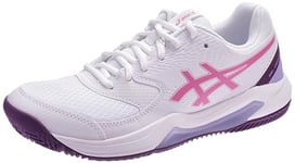 Asics Femme Gel-Dedicate 8 Padel Sneaker, Fruit du Dragon Blanc, 38 EU