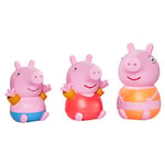 TOMY Toomies Peppa Pig, Mummy Pig, Peppa & George Bath Squirters, Baby Bath Toys, Kids Bath Toys for Water Play, Fun Bath Accessories for Babies & Toddlers, Suitable for 18 Months, 2, 3 & 4 Year Olds