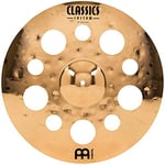 Meinl Cymbals Classics Custom Brilliant Cymbale Trash Crash 18 pouces (45,72cm) pour Batterie – B12 Bronze, Finition Brillante, Fabriquée en Allemagne (CC18TRC-B)