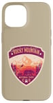 Coque pour iPhone 15 Rocky Mountain National Park Colorado Design vieilli