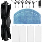 Kit d'accessoires pour Honiture G20 / G20 Pro, pour Tikom G8000 / G8000 Pro, pour pièces d'aspirateur robot Laresar Evol 3, 1 brosse à rouleau, 4