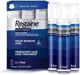 Regaine Hair Regrowth Foam 3x73ml - Men’s Treatment, Thickens Hair, Fast Results