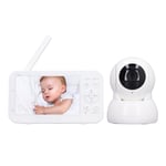 5in Wireless Baby Monitor Two Way Speaking Night Vision HD Display Smart Cam _ss