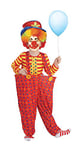 Ciao Clown Clown Hoop Costume Enfant, Rouge/Jaune, 8-10 ans