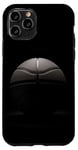 Coque pour iPhone 11 Pro Ballon de basket simple noir et blanc