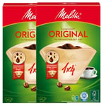 2 Packs of Melitta 40 Coffee Maker Filter Papers 80 Papers size Number 4