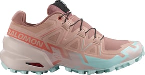 Salomon Women's Speedcross 6 Mahogany Rose/Hushed Violet/Iced Aq, 39 1/3