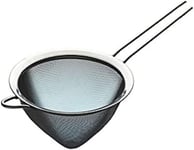 KitchenCraft KCSSCON150 Conical Sieve with Fine Mesh, Stainless Steel, 15 cm, Si