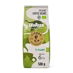 Lavazza, Tierra For Planet, Coffee Beans, Ideal for Espresso Machines, with Fruity and Flowery Aromatic Notes, Mild and Fruity Taste, 100% Organic Arabica, Intensity 6/10, Light Roast, Pack of 500g