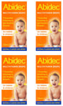 4 x ABIDEC Multivitamin Drops for Babies & Children (25ml)  **only £7.99/unit**