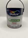 Dulux Quick Dry Pure Brilliant White Gloss High Sheen - Wood & Metal Paint 2.5L