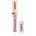 Eveline Cosmetics Variété Cooling Kisses Fugtende læbeglans med kølende effekt Skygge 02 Sugar Nude 6,8 ml