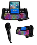 Easy Karaoke EKS780-BT Machine de karaoké Bluetooth CD+CDG avec Haut-Parleur, 1 Microphone, lumières Disco LED et écran TFT Couleur 7"