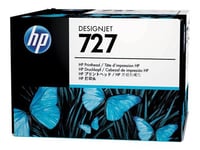 HP 727 - Noir mat, photo noire, cyan, magenta, jaune, gris - tête d'impression - pour DesignJet T1500, T1530, T2500, T2530, T920, T930