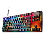 SteelSeries Apex 9 TKL - Mechanical Gaming Keyboard – Optical Switches – 2-Point Actuation – Compact Esports Tenkeyless Form Factor – Hotswappable Switches - German QWERTZ Layout