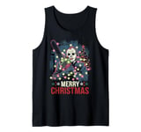 Merry Christmas Horror Fan Slasher 80s-Themed Tank Top