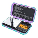 Criacr Digital Pocket Scale, (200 x 0.01g) Precision Mini Scales with 50g Calib