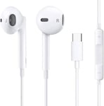 Écouteurs Usb C, Écouteurs Usb Type C, Intra Auriculaires Avec Micro Et Contrôle Du Volume Pour Iphone 15, Samsung S23/S22/S21, Huawei P40/P30, Xia0Mi, Google Pixel, Oneplus, Andro[QUE071266]