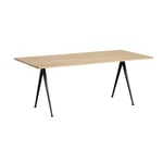 Pyramid Table 02 190X85, Black Frame/Matt